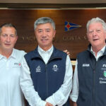 Il Presidente di World Sailing Quanhai Li a Porto Cervo per il Maxi Yacht insieme al Presidente della Federazione Italiana Vela Francesco Ettorre